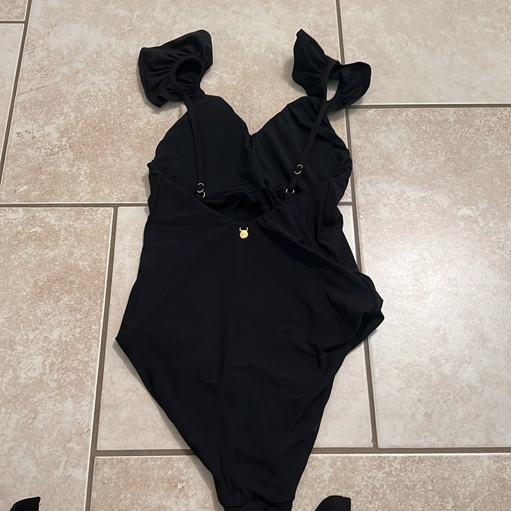 Malai black one piece suit never worn but no tags - Picture 3 of 3